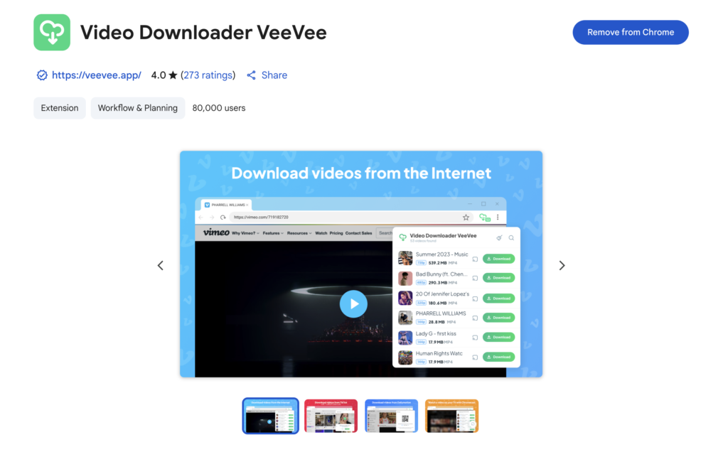 Instagram Video Downloader Extension